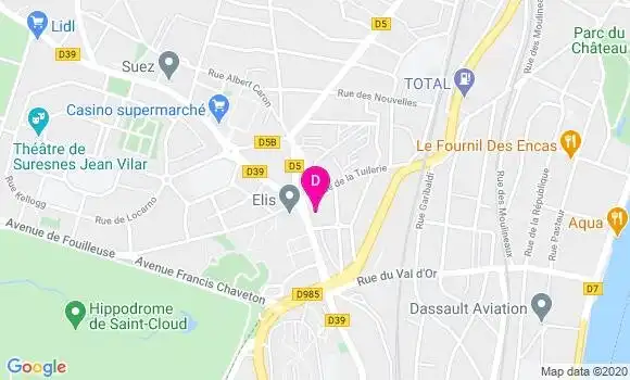Localisation Delphine Hugues