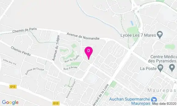 Localisation Loic Hoarau