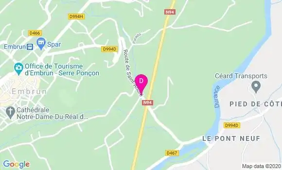 Localisation Corinne Roux Clement