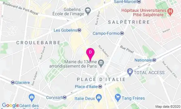 Localisation Aurelia Wasong