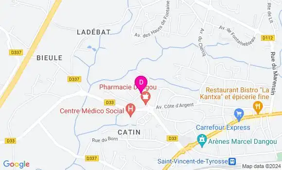 Localisation Pauline Collet