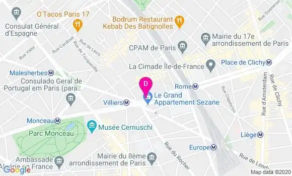 Localisation Isabelle Zabiego