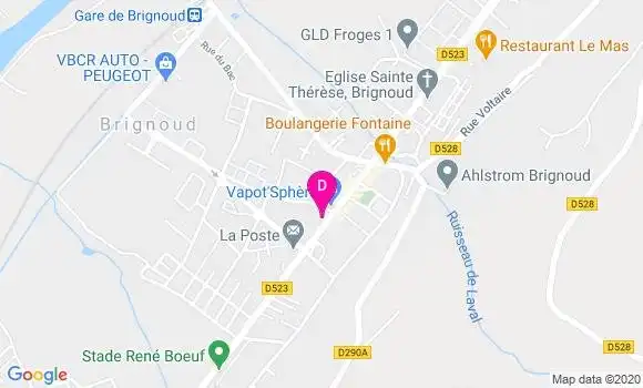 Localisation Emma Bonafous