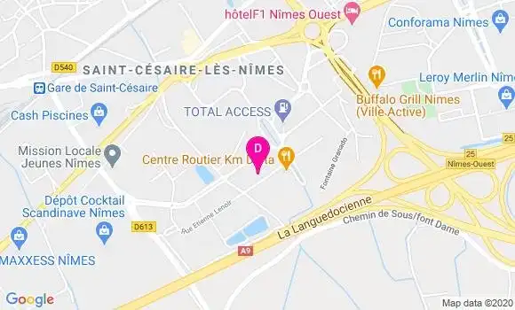Localisation Cindy Francois