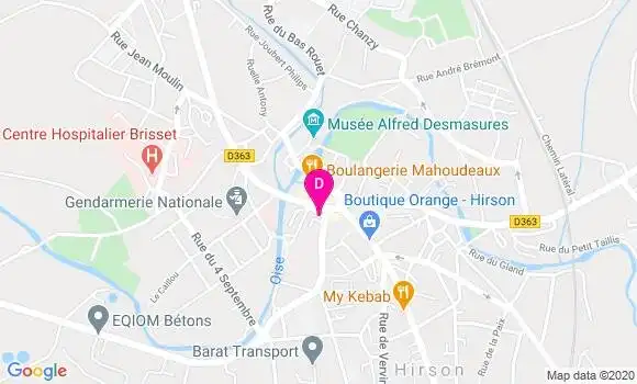 Localisation Isabelle Druon