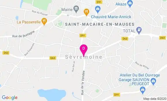 Localisation Coralie Falaise Leray
