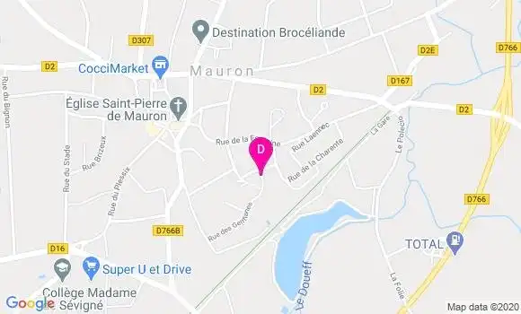 Localisation Amelie Le Mauff