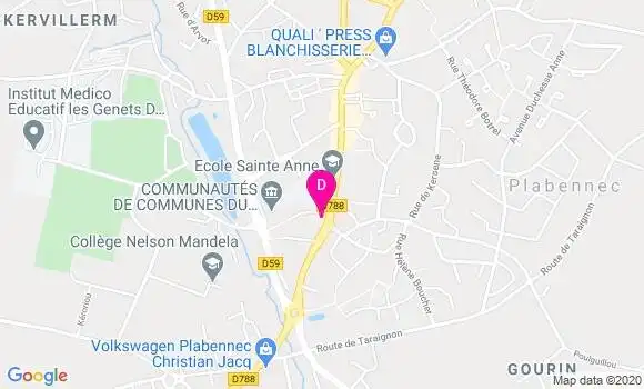 Localisation Florent Le Gall