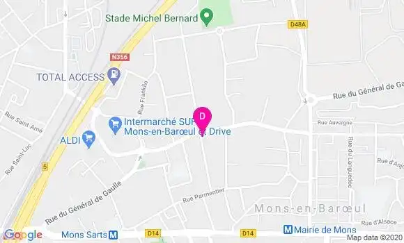 Localisation Pascale Pierre