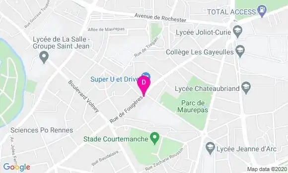 Localisation Fabienne Sarrelabout