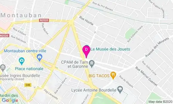 Localisation Marie Francoise Denis