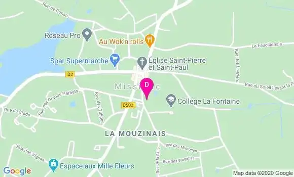 Localisation Adrien Bizet