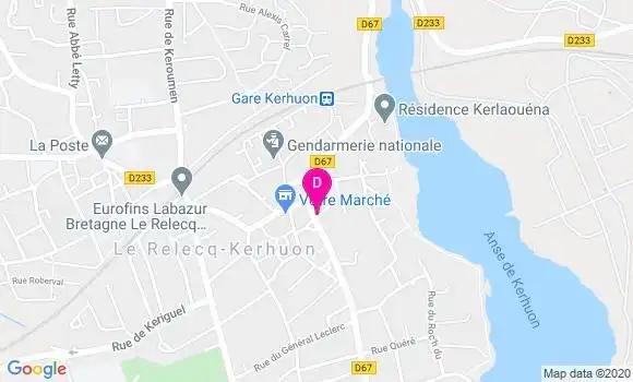 Localisation Bernard Le Bot
