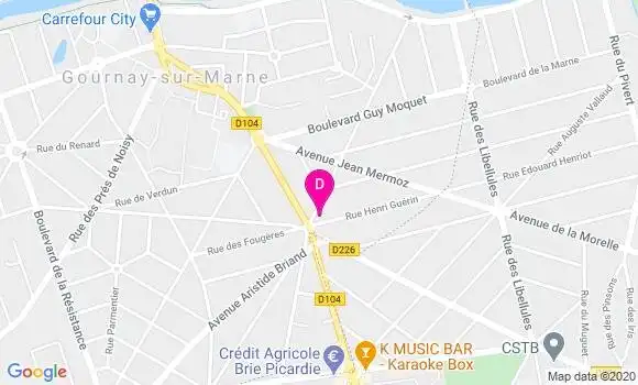 Localisation Odile Charron