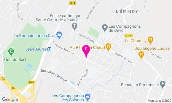 Localisation Benoit Duvivier