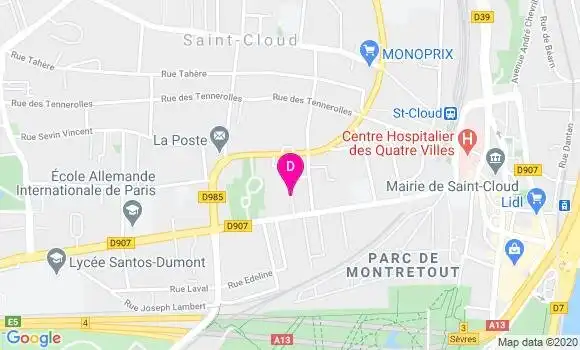 Localisation Anne Sophie Dennefeld