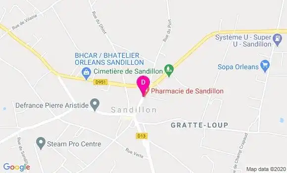 Localisation Isabelle Gramme Rian