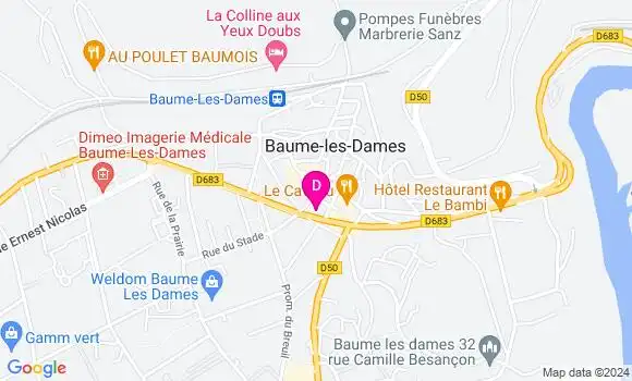 Localisation Marline Vernier