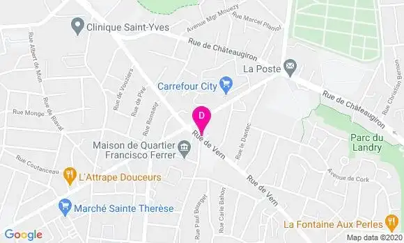 Localisation Thibaud Dieudonne