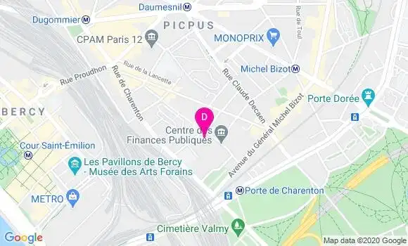 Localisation Pierre Dana