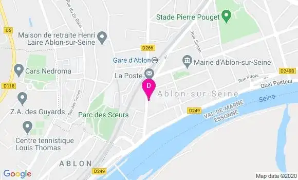 Localisation Pascale Maillard