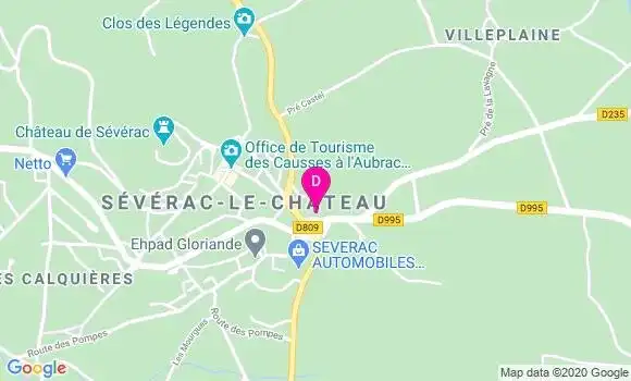 Localisation Bernard Metenier