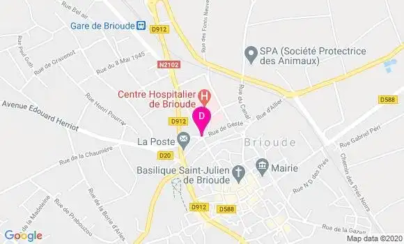 Localisation Jean Vincent Nolorgues
