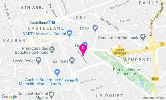 Localisation Philippe Miras