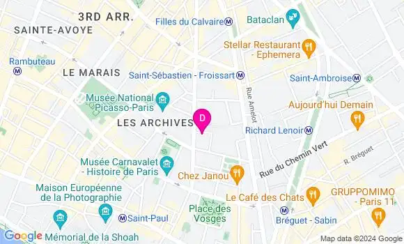 Localisation Caroline Bataille