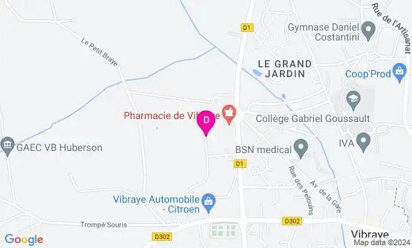 Localisation Maxime Bernardet