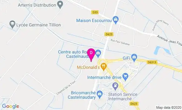 Localisation Claire Bergere
