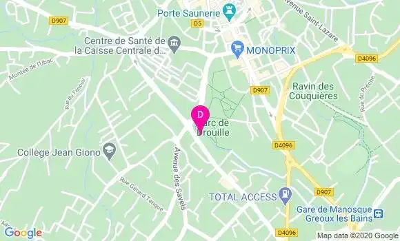 Localisation Odile Tecles Frossard