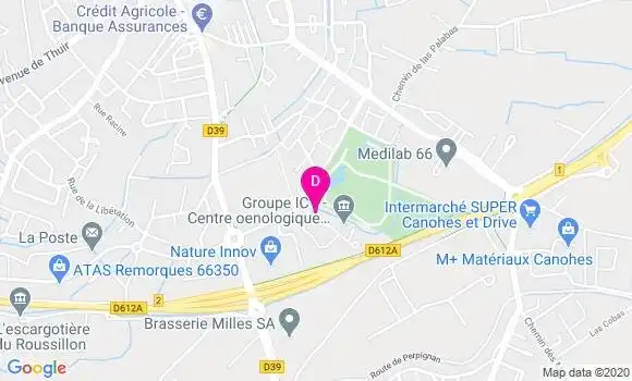 Localisation Isabelle Bunisset