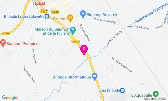 Localisation Carole Tournade