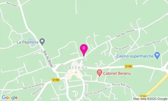 Localisation Brigitte Delaunay Legrand
