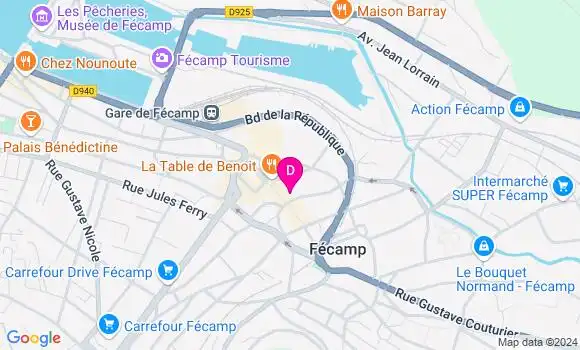 Localisation Sylvie Beaufils Barge