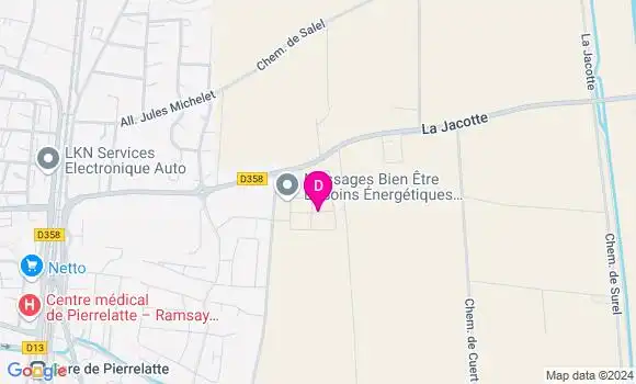 Localisation Juliette Vicente Chave