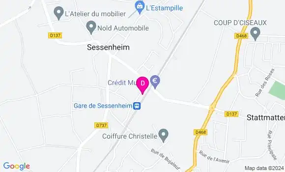 Localisation Jacques Schoeffel