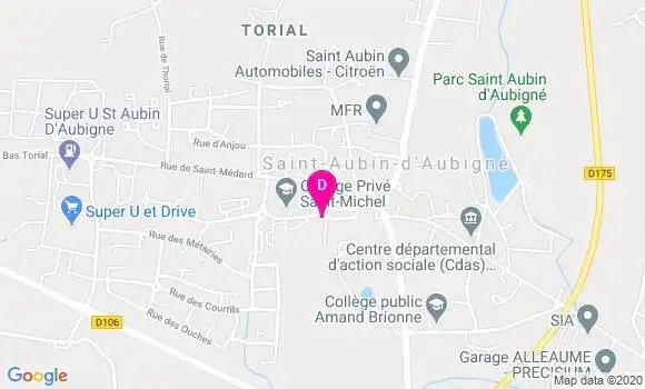 Localisation Benedicte Maignan