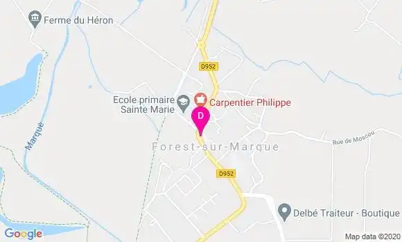 Localisation Jacques Vantomme