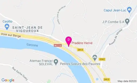 Localisation Herve Pradere