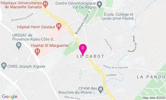 Localisation Marie Genevieve Damiani