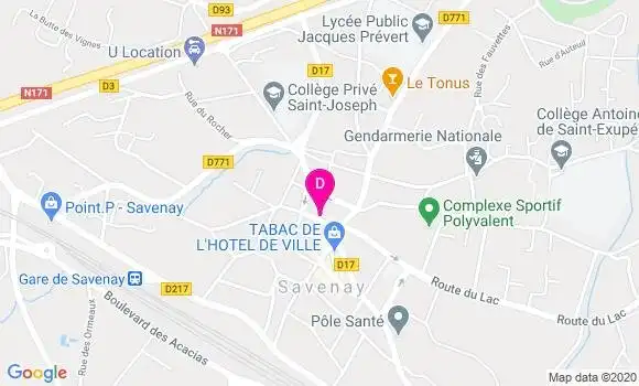 Localisation Jacques Deniaud