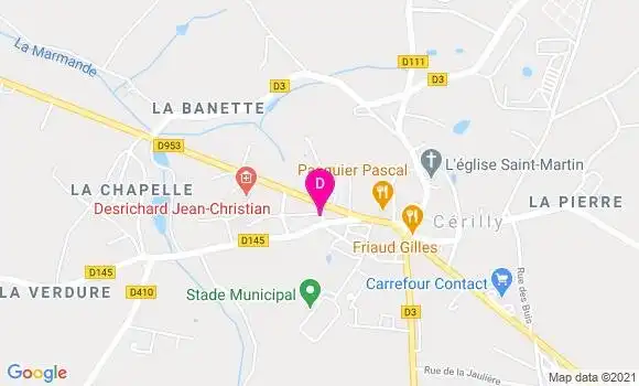 Localisation Laurent Nadot