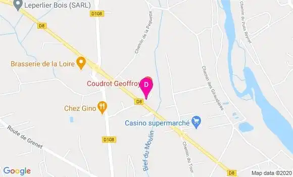 Localisation Geoffroy Coudrot
