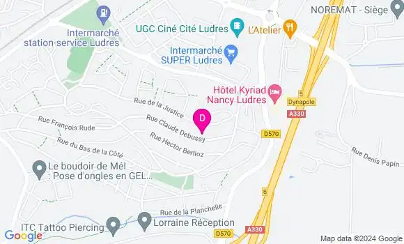 Localisation Adeline Fonty