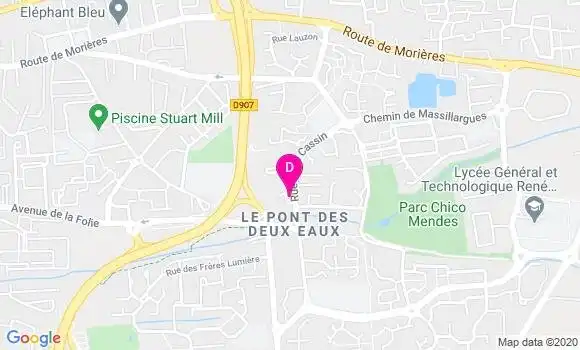 Localisation Emilie Quinque