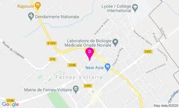 Localisation Alberic Santamaria Loisy