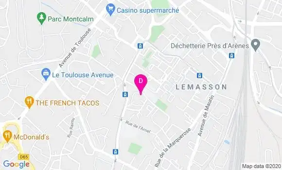 Localisation Paulette Boudet