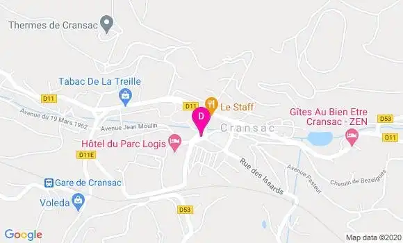 Localisation Gerard Bourgoin